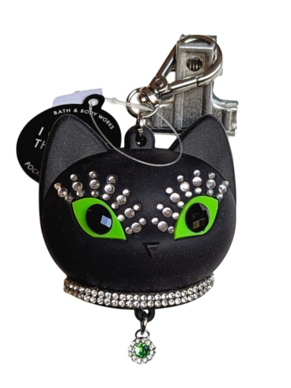 B&BW Limited Edition Glam Cat Jeweled Pocketbac Holder